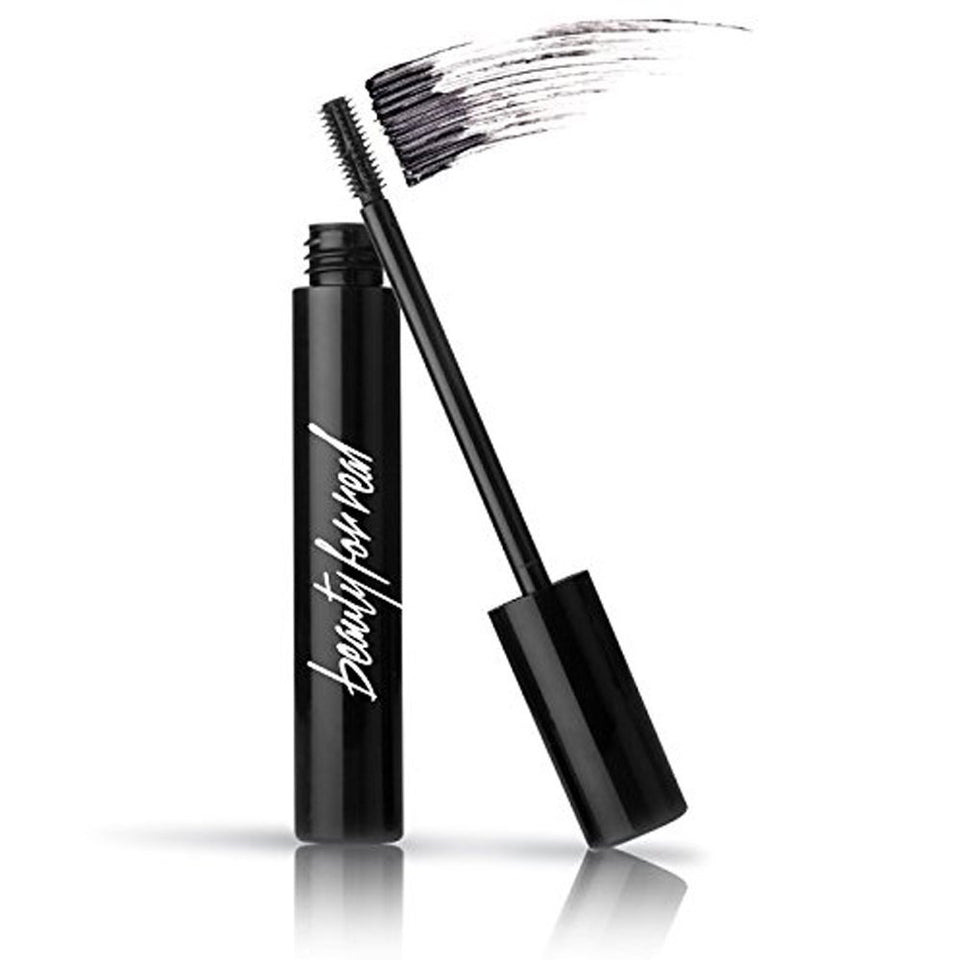 Beauty For Real Hi-Def Mascara Just Black wand closeup for precise, lash-lengthening application