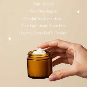 Beauty Glow hand-application scene highlights soothing moisturizer for dry hands.