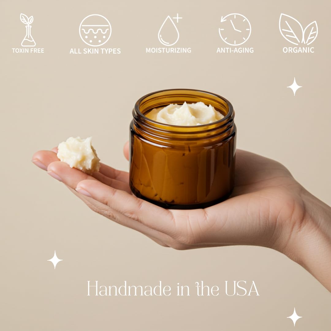 Beauty Glow USA-made small-batch jar emphasizes quality skincare.