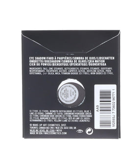 BEAUTY MADE EASY MAC Eye Shadow Refill Yogurt swatches show soft pink color and buildable depth