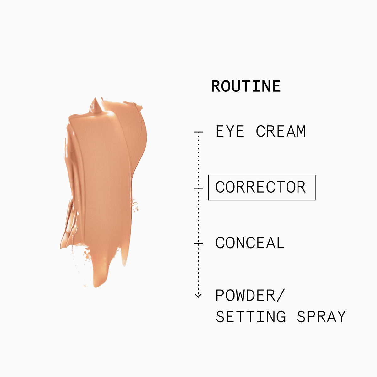 Beauty Pie concealer application close-up seamless blend over under-eye area