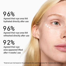 Beauty Pie Eye Contour Hydration detail highlights deep moisture around the eye