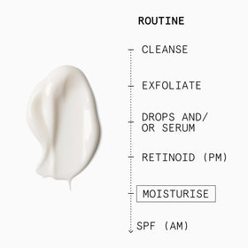 Beauty Pie jar close-up emphasizes compact 50ml size for travel.