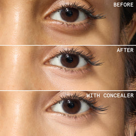 Beauty Pie image highlighting light-reflecting pigments brighten under-eye darkness