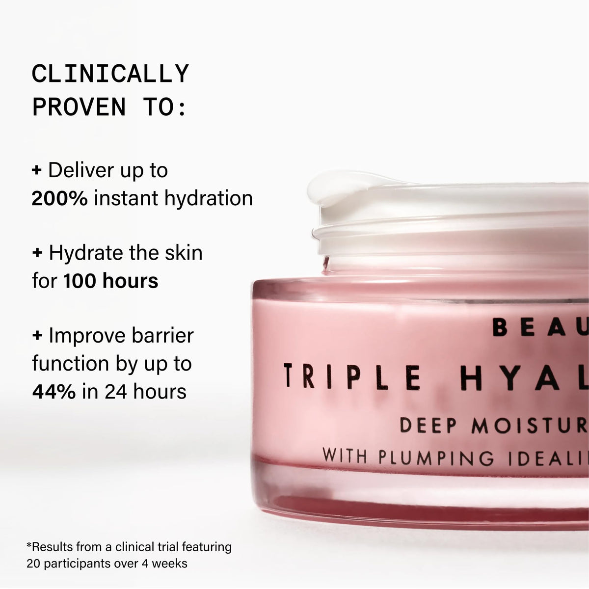 Beauty Pie morning application image suggests quick absorption and a healthy glow.