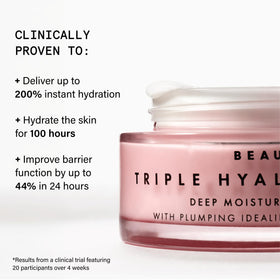 Beauty Pie morning application image suggests quick absorption and a healthy glow.