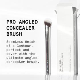 Beauty Pie Pro Angled Concealer Brush defines brows and blends for a polished look.