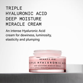 Beauty Pie pump dispenser demonstrates controlled, mess-free application.