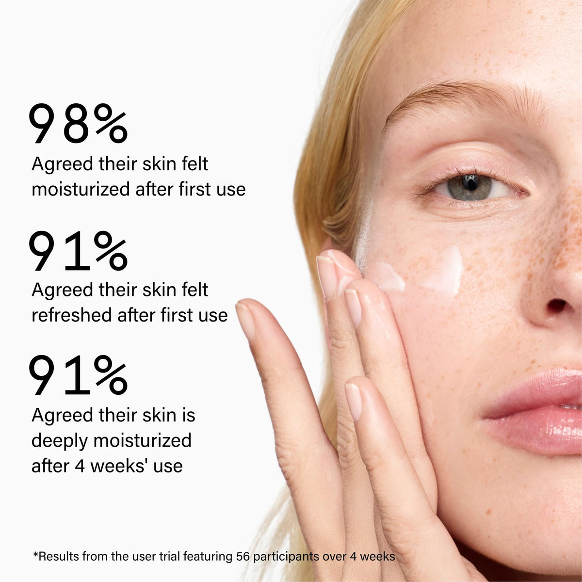 Beauty Pie serum layering visual suggests a simple, effective skincare routine.