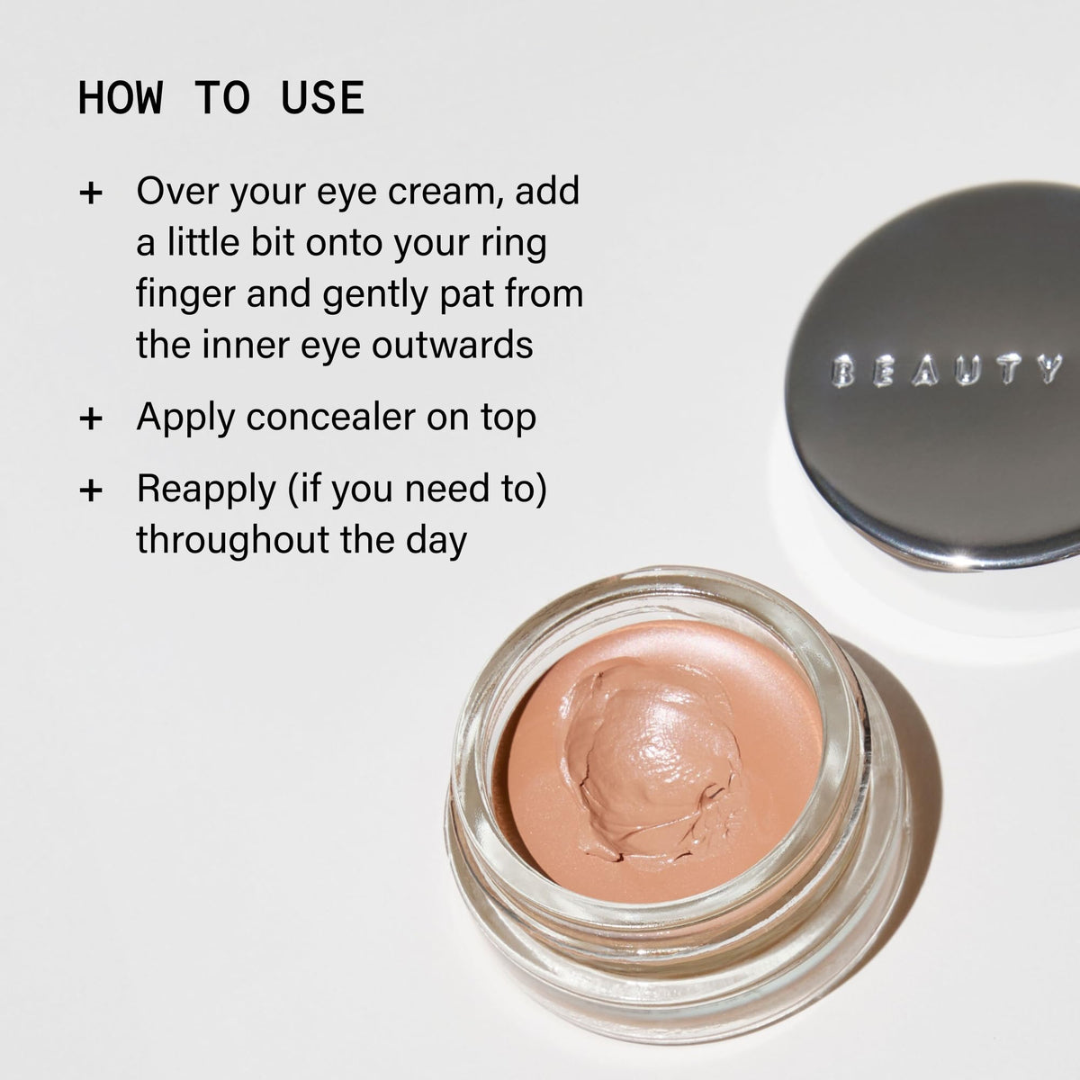 Beauty Pie formula with sunflower and castor oils provides hydration near the eyes
