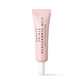 Beauty Pie Triple Hyaluronic Acid Eye Serum bottle shows lightweight hydration for delicate eye skin