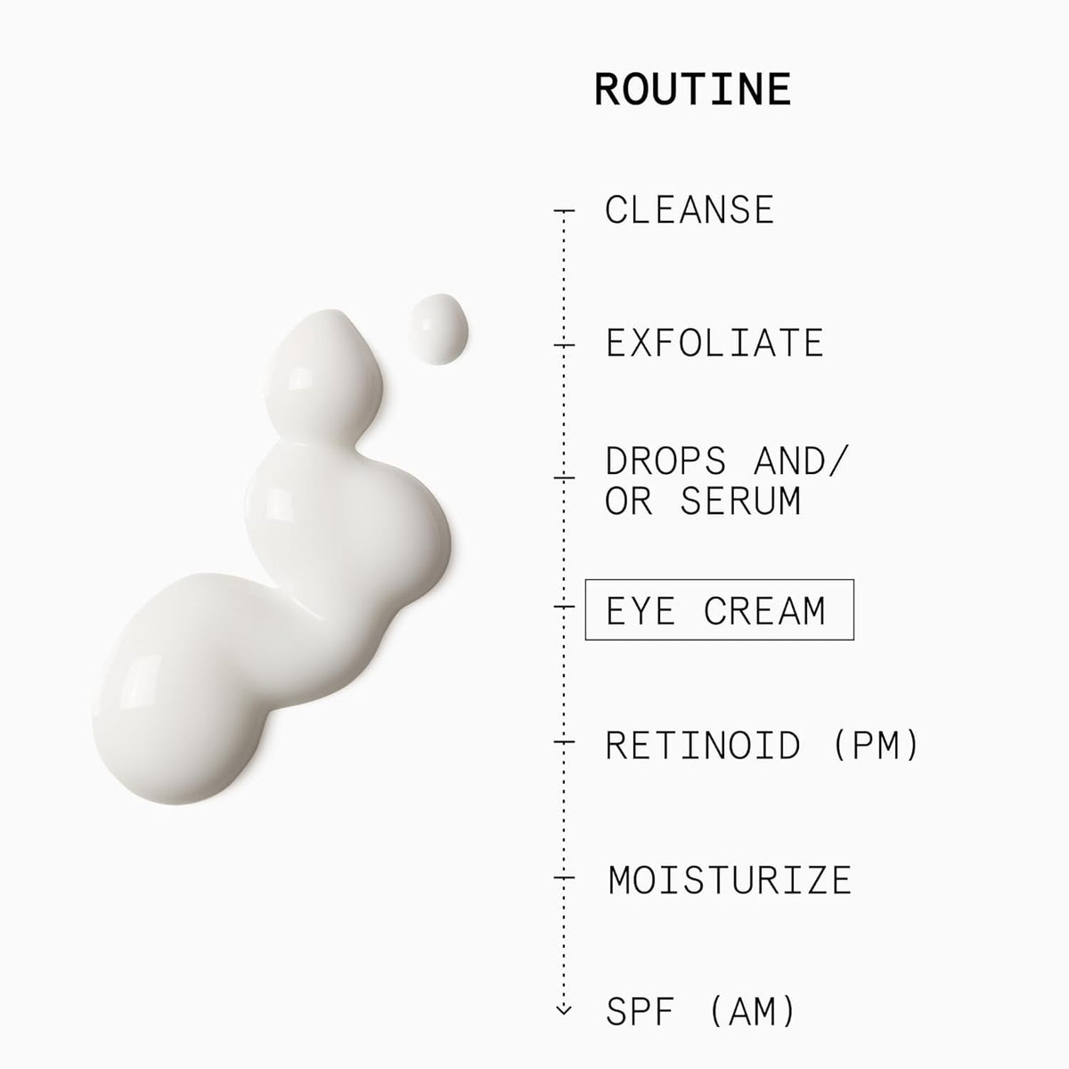 Beauty Pie Under-eye Brightening appearance displays smoother eye contour