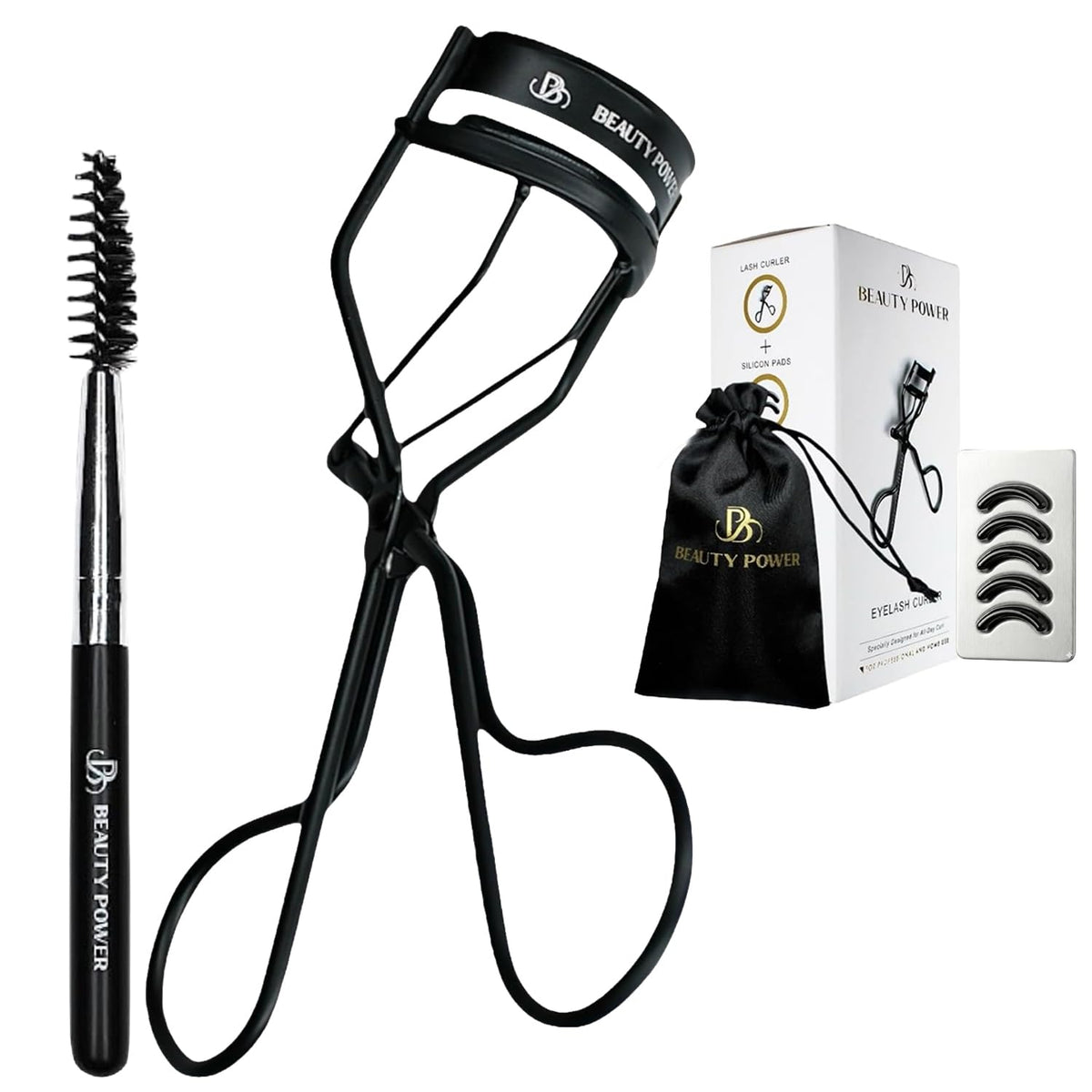 Beauty Power Eyelash Curler main view showing precision for natural curls