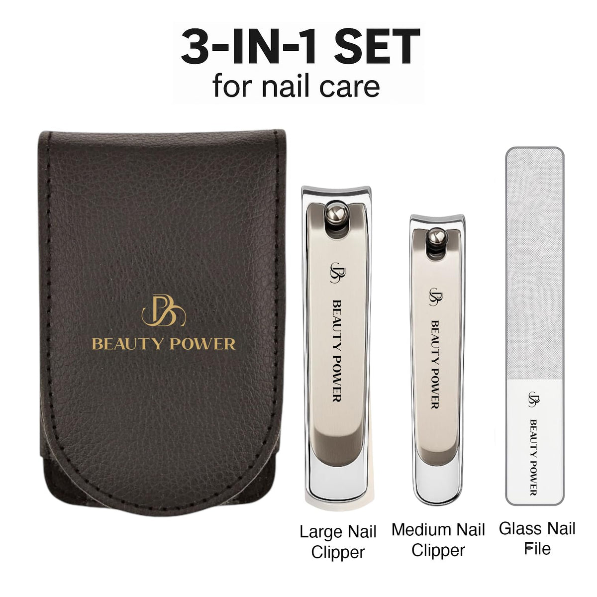 Beauty Power glass nail file for durable, even edges