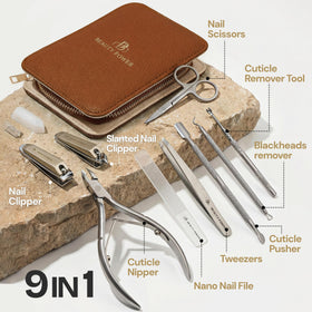 Beauty Power nano file close-up delivers salon-smooth filing results.