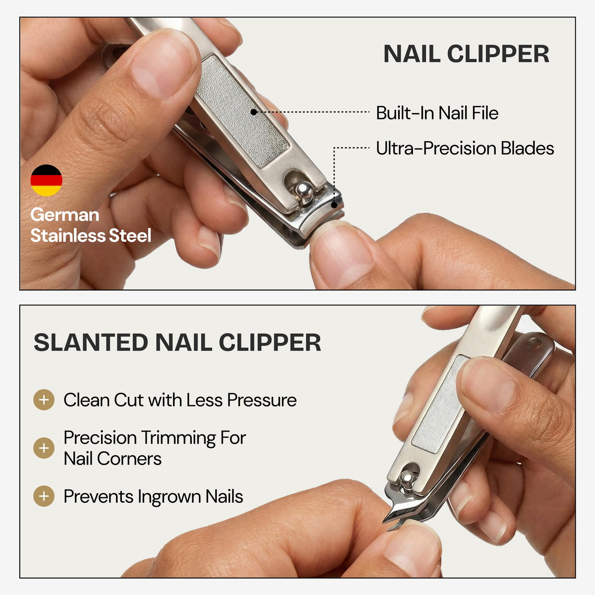 Beauty Power nano glass nail file provides smooth, salon-grade edging