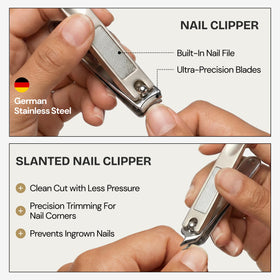 Beauty Power nano glass nail file provides smooth, salon-grade edging