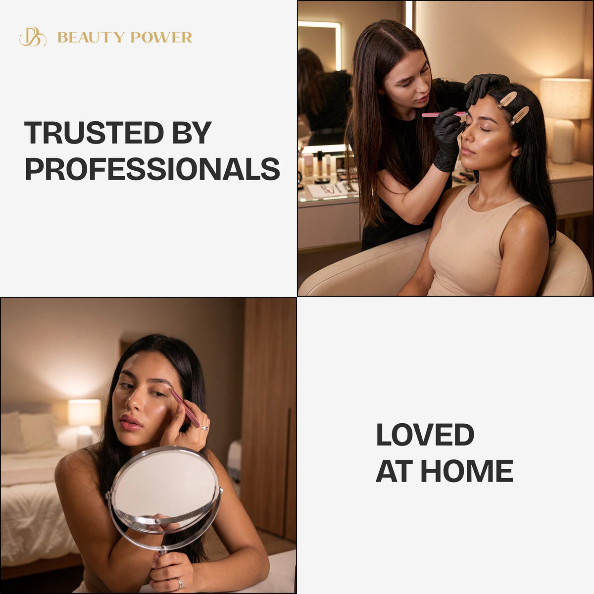 Beauty Power tweezers pink packaging adds stylish daily use.