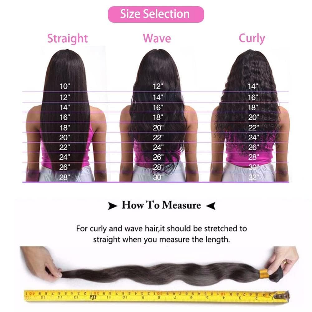 Beauty Queen 3 bundles close-up demonstrates thick density and fuller look