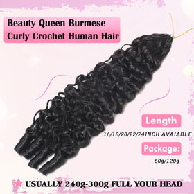 Beauty Queen lightweight hair reduces tension for all-day wear.