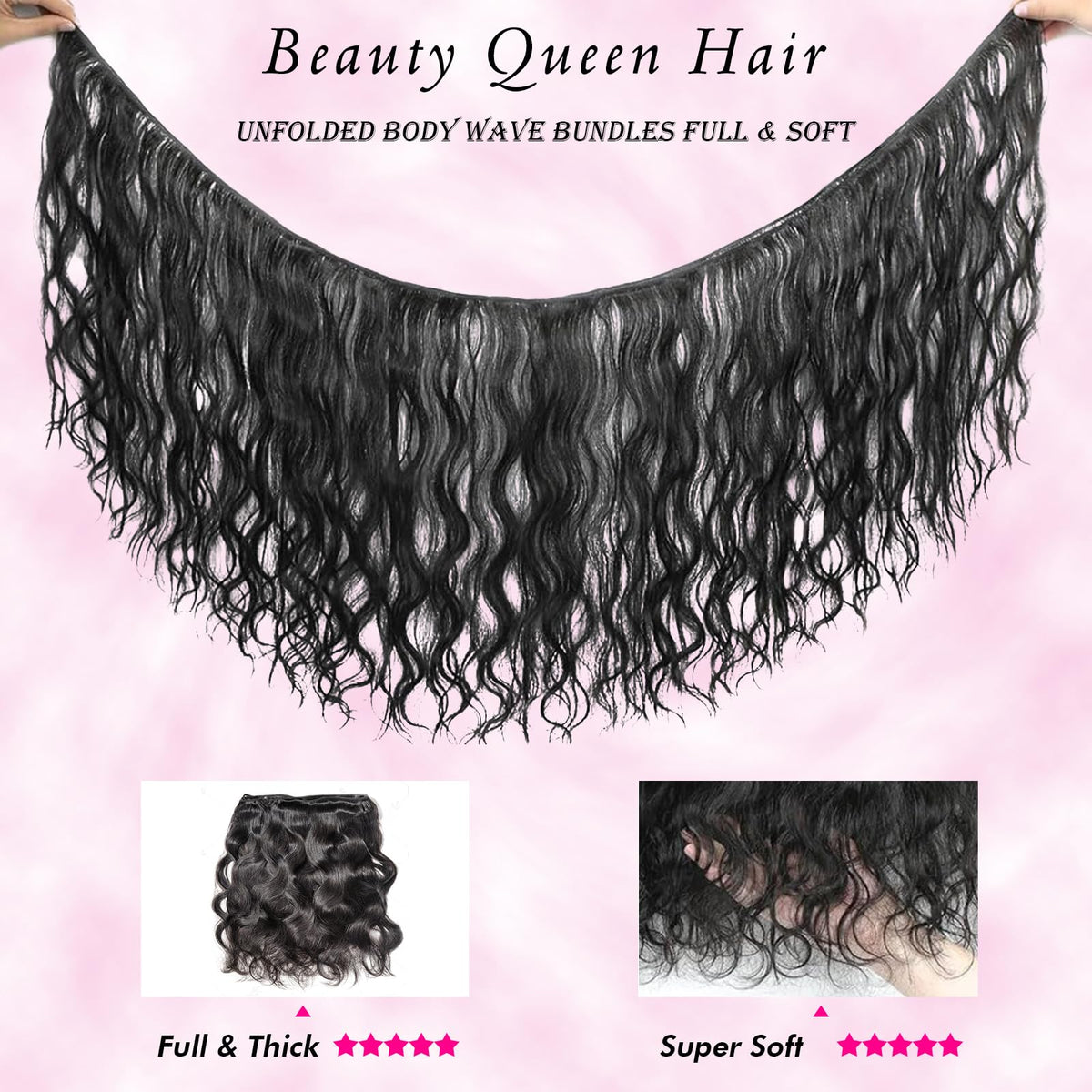 Beauty Queen wig cap included for comfortable wear.