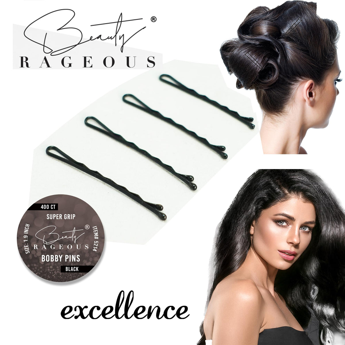 Beauty Rageous 400-count reusable tin for organized storage on the go.