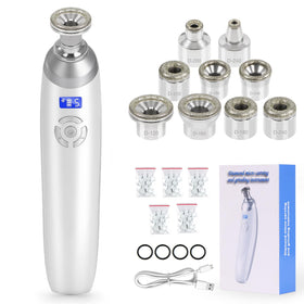 Beauty Star cordless diamond microdermabrasion machine front view for portable skincare.
