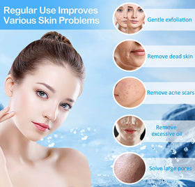 Beauty Star facial and neck area usage for versatile skincare.