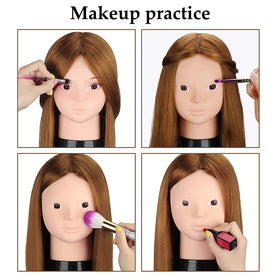 Beauty Star head for curling and straightening practice sessions.