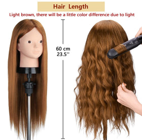 Beauty Star mannequin head DIY braid set for creative hair design.