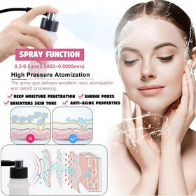 Beauty Star spray bottles attachment for gentle mist and serum application.