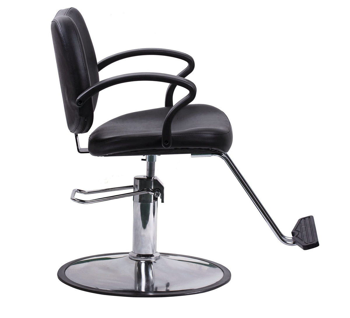 Beauty Style Classic Hydraulic Barber Chair armrests enhance safety and comfort during services