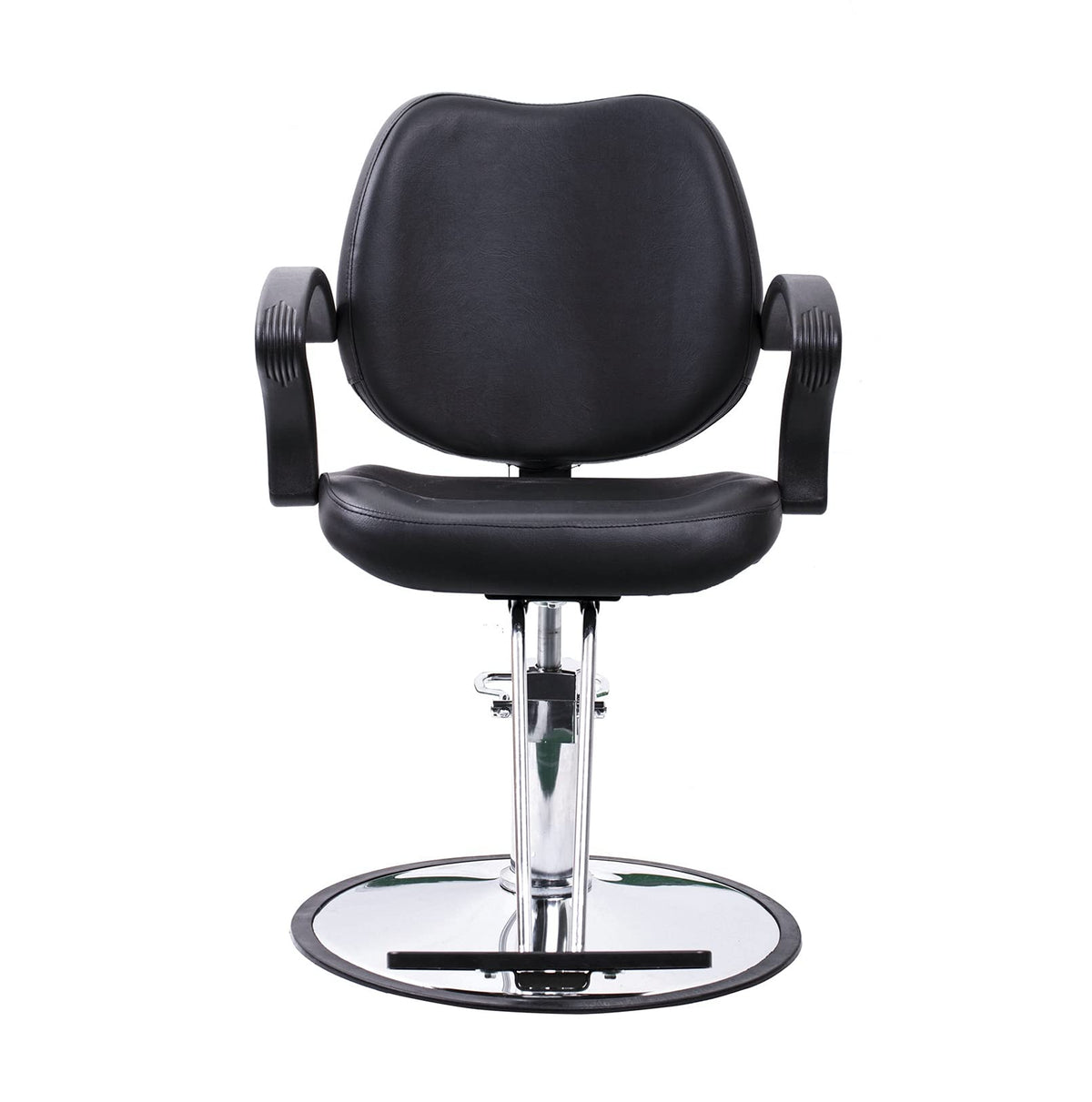 Beauty Style Classic Hydraulic Barber Chair dimensions ensure a compact footprint with roomy seating