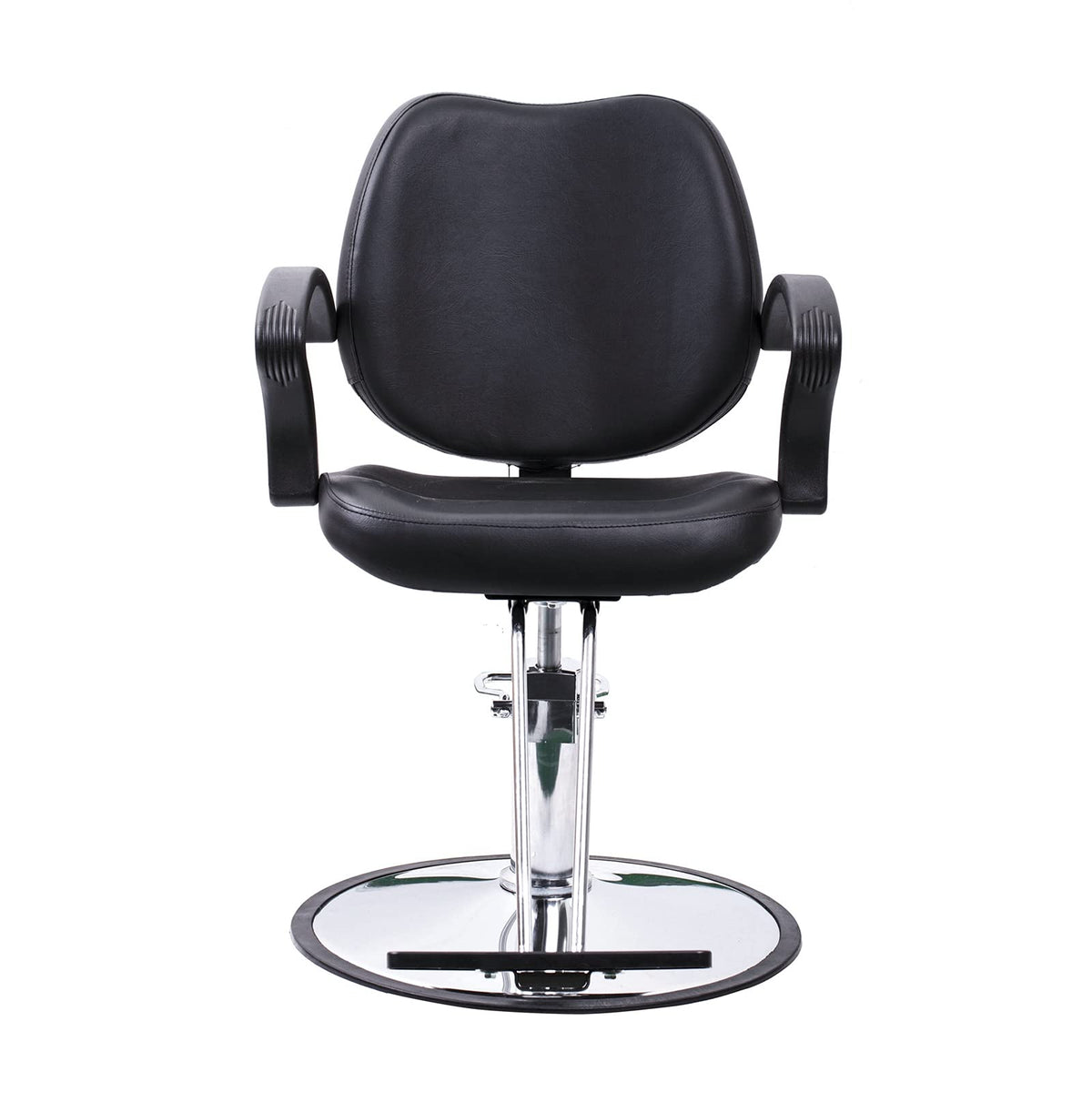 Beauty Style Classic Hydraulic Barber Chair footrest supports relaxed positioning between steps