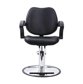 Beauty Style Classic Hydraulic Barber Chair footrest supports relaxed positioning between steps