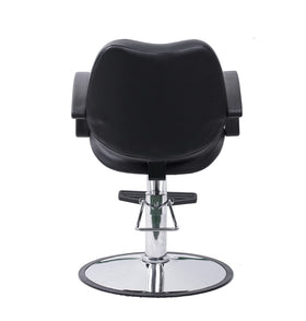Beauty Style Classic Hydraulic Barber Chair seat offers 18.5 inch width for roomier seating