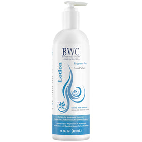 Beauty Without Cruelty fragrance-free lotion bottle for daily hydration