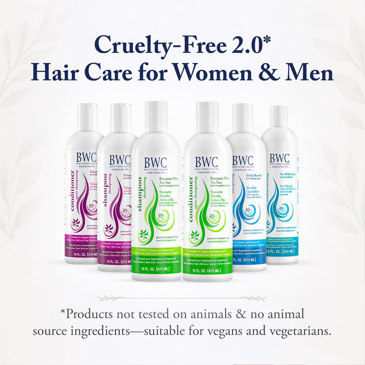 Hair free from frizz after using Beauty Without Cruelty Natural Hold spray