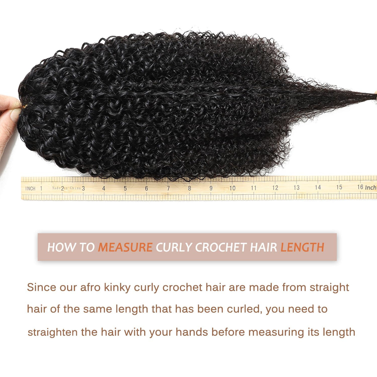 Beauty Youth 16-inch natural black packaging shows lightweight wear