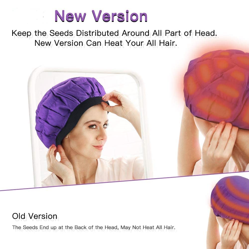 Beautybaby heat cap shows even heat distribution across the scalp