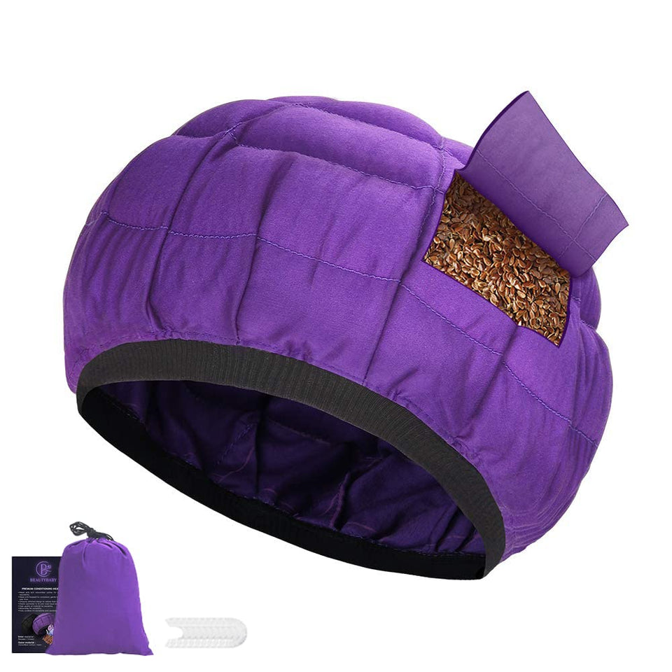 Beautybaby cordless heat cap exterior view for at-home conditioning convenience