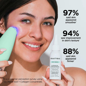 BeautyBio GLOfacial hyaluronic acid concentrate providing hydration boost