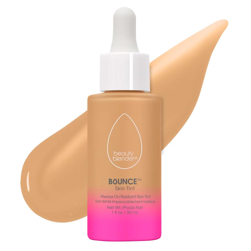 Beautyblender 12-Hour Always-On Radiant Skin Tint bottle close-up showing hydration