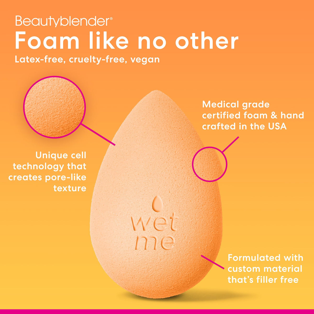 Beautyblender Beam sponge vegan cruelty-free makeup tool