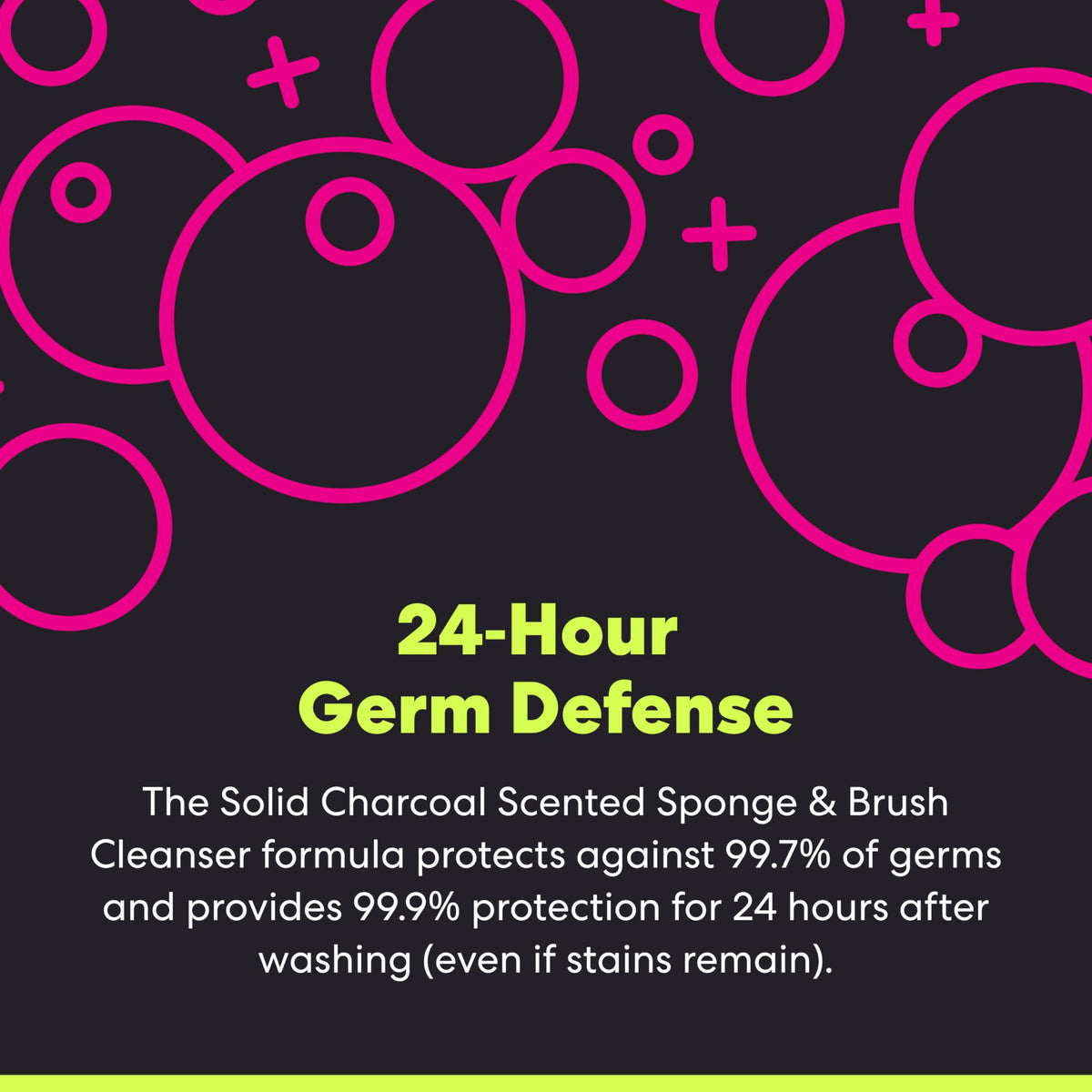 Beautyblender Blendercleanser Solid Charcoal bar close-up with natural ingredients.