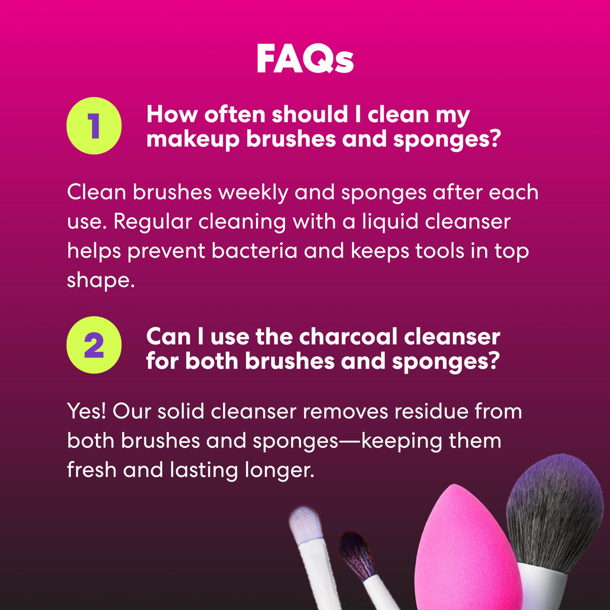 Beautyblender Blendercleanser Solid Charcoal bar on vanity.