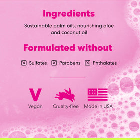 Beautyblender Blendercleanser Solid Charcoal bar with aloe and coconut oil.