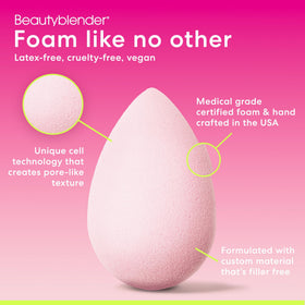 Beautyblender Bubble washable design showing reusable, eco-friendly makeup tool
