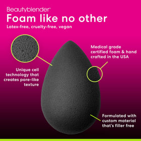 beautyblender micro mini pro black concealer blending close-up