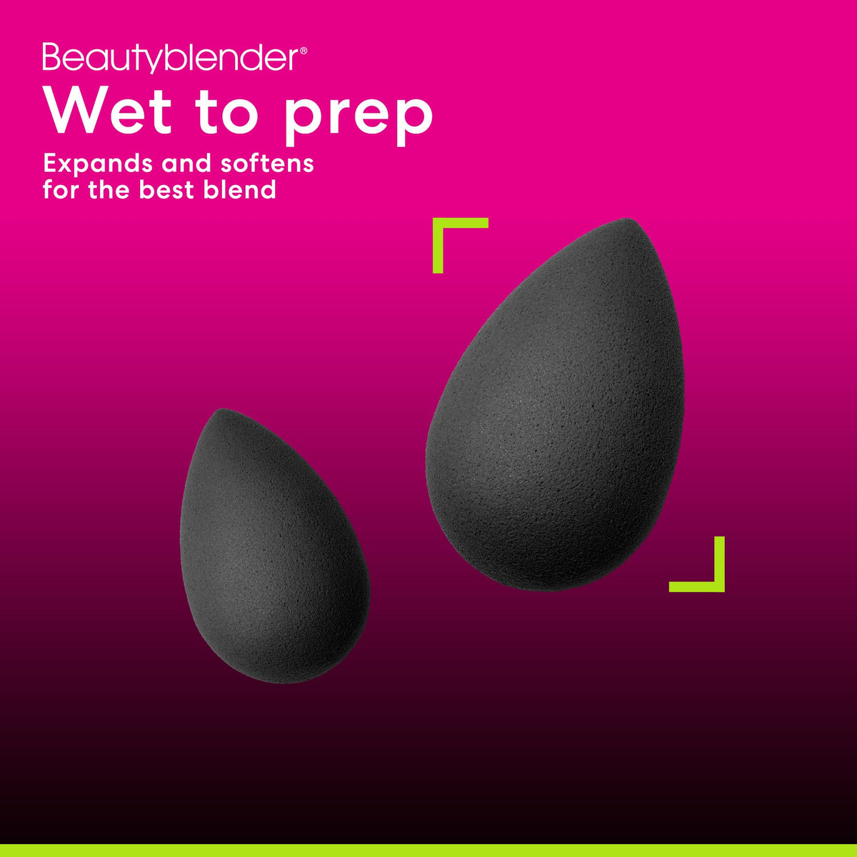 beautyblender micro mini pro black soft foam close-up